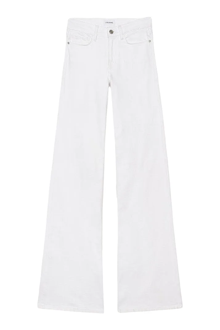 Frame Denim White Palazzo Pants