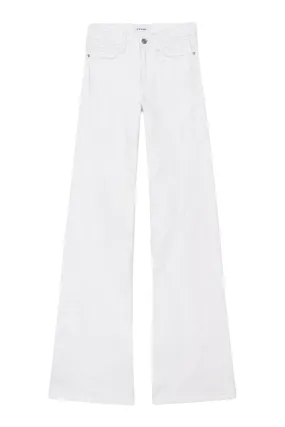 Frame Denim White Palazzo Pants