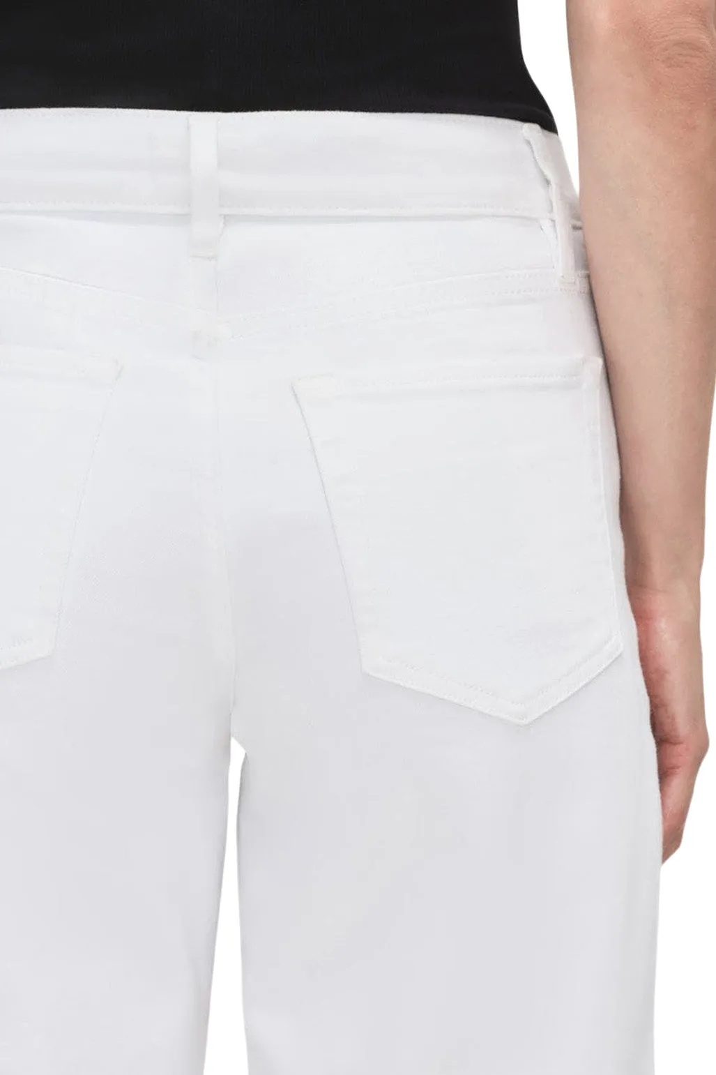 Frame Denim White Palazzo Pants