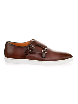 Freemont leather monk strap sneaker.