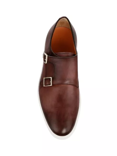 Freemont leather monk strap sneaker.