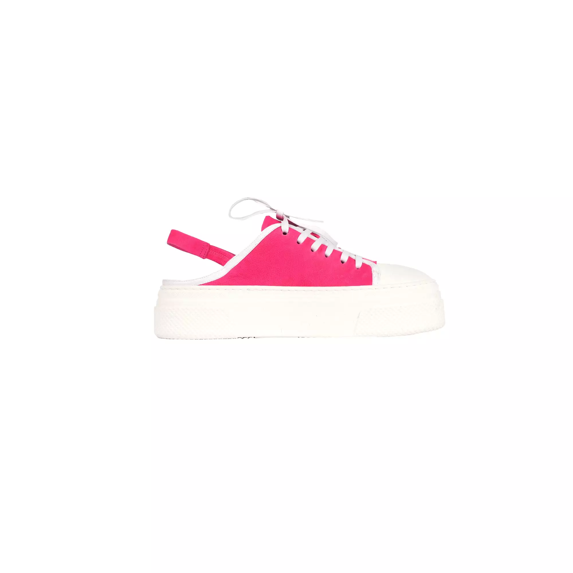 Fuchsia Open Back Sneaker Grattato