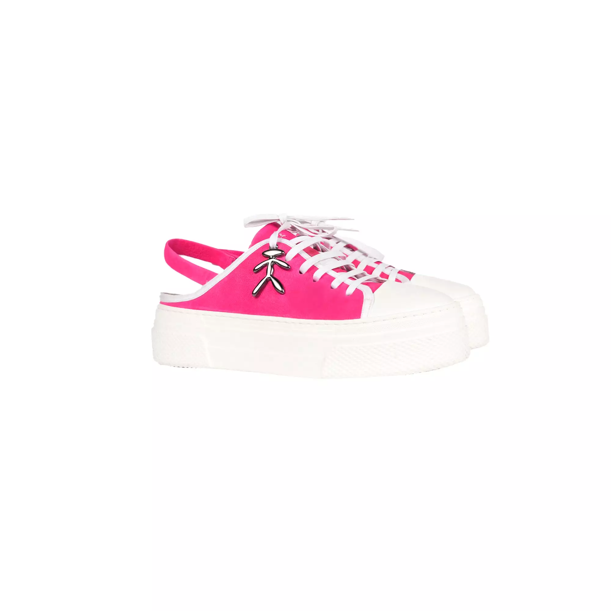 Fuchsia Open Back Sneaker Grattato