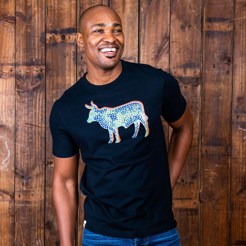 Funky Nguni Crew T-Shirt - Mamba