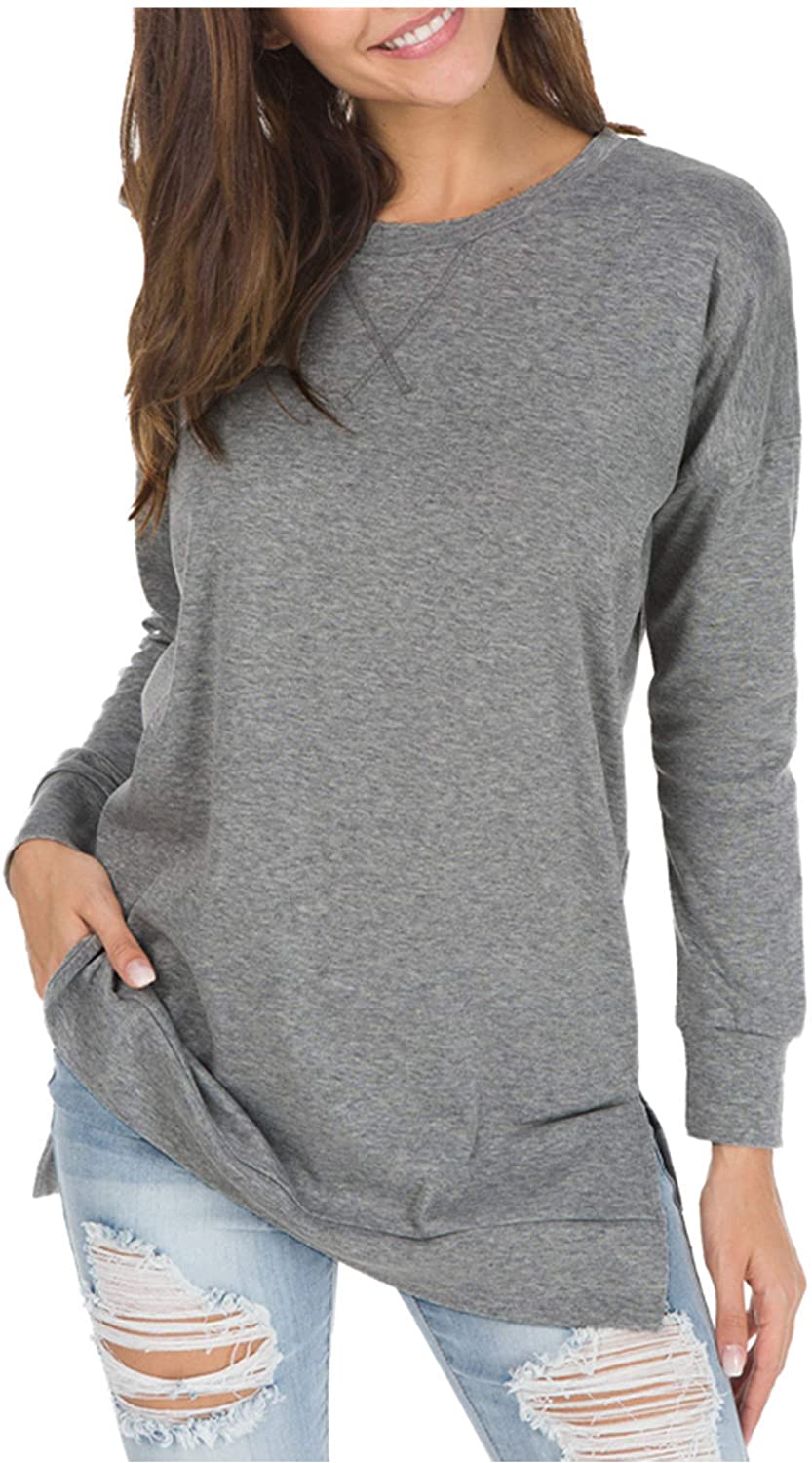 Haute Edition Women's Colorblock Solid Spring Crewneck Raglan Tee Plus