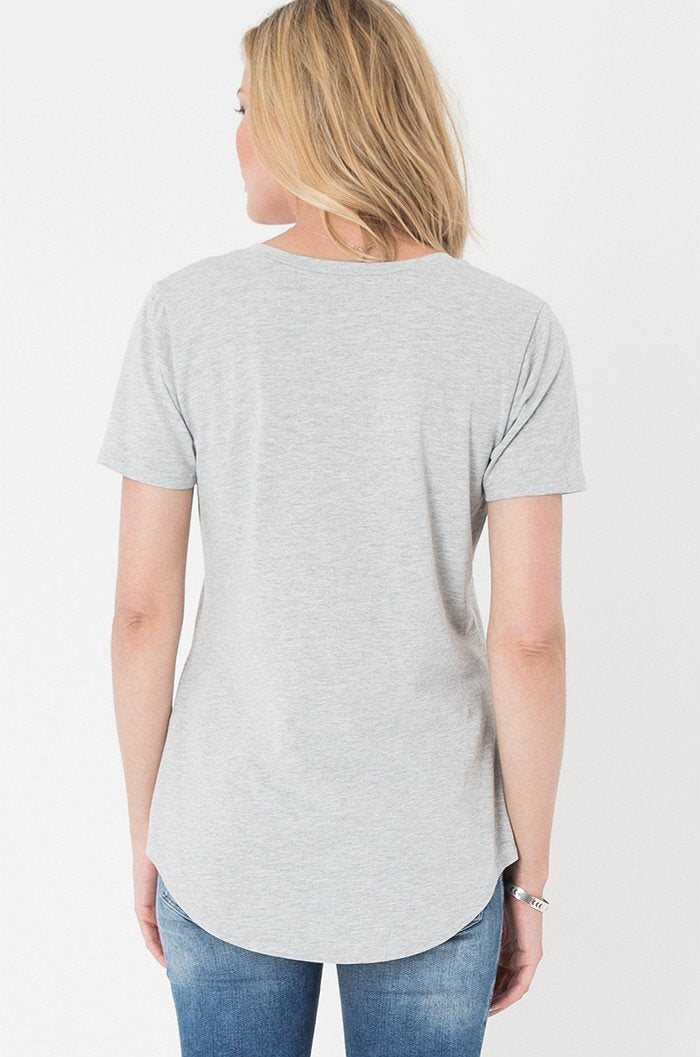 Heather Gray Pocket Tee - Z SUPPLY