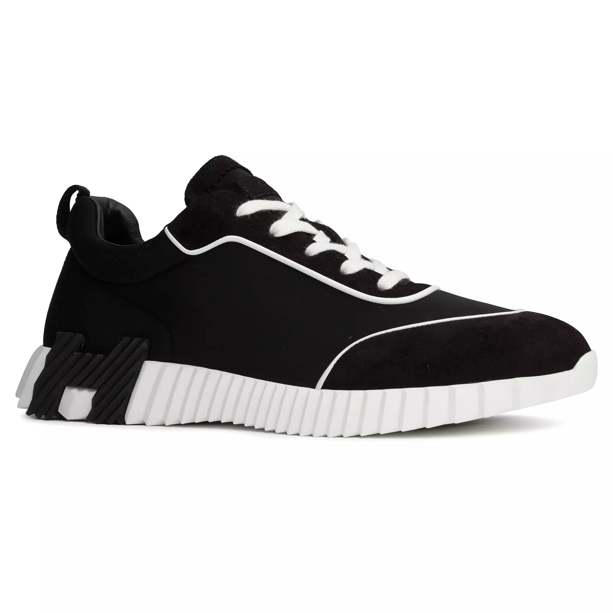 Hermes Paris Black White Sneaker Bouncing