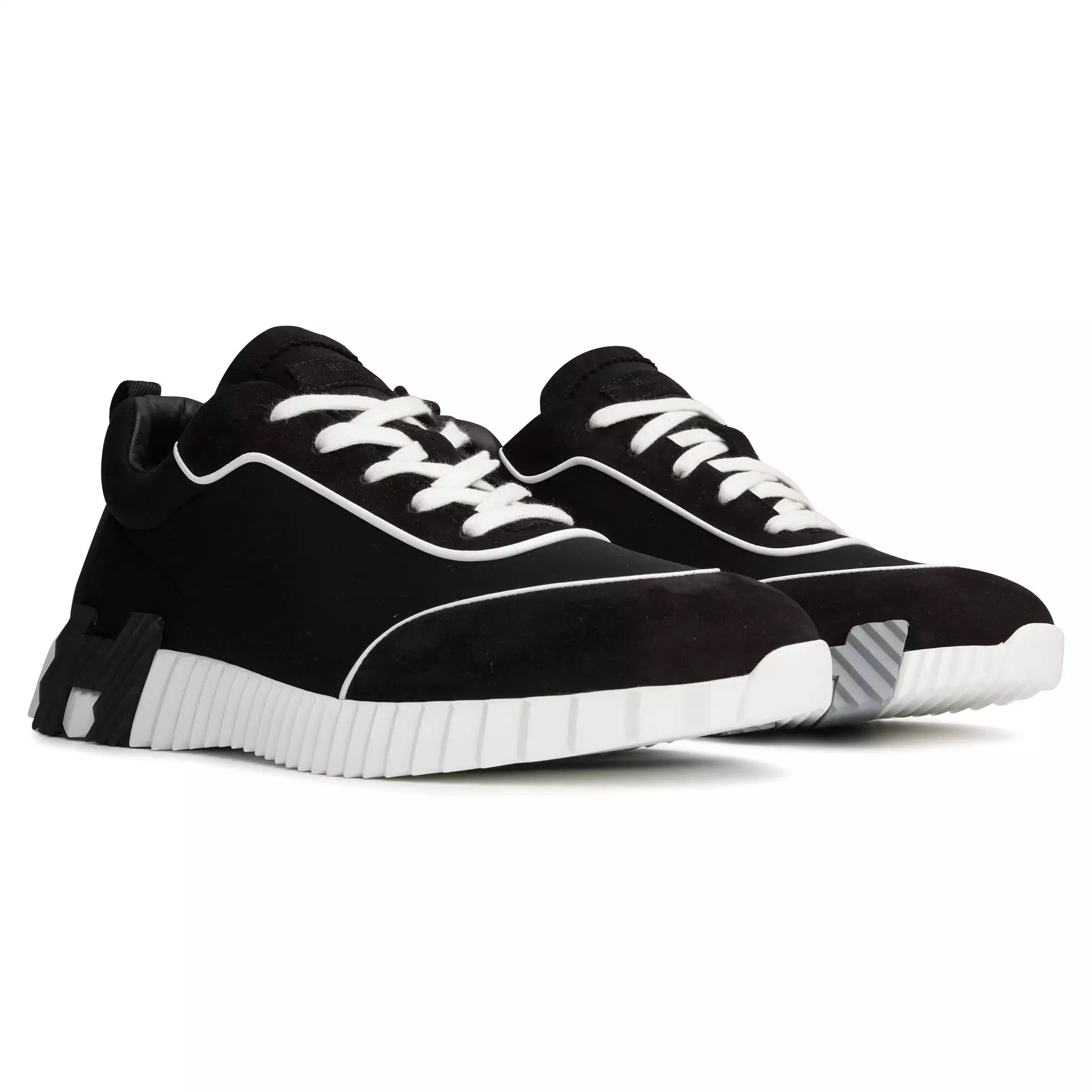 Hermes Paris Black White Sneaker Bouncing