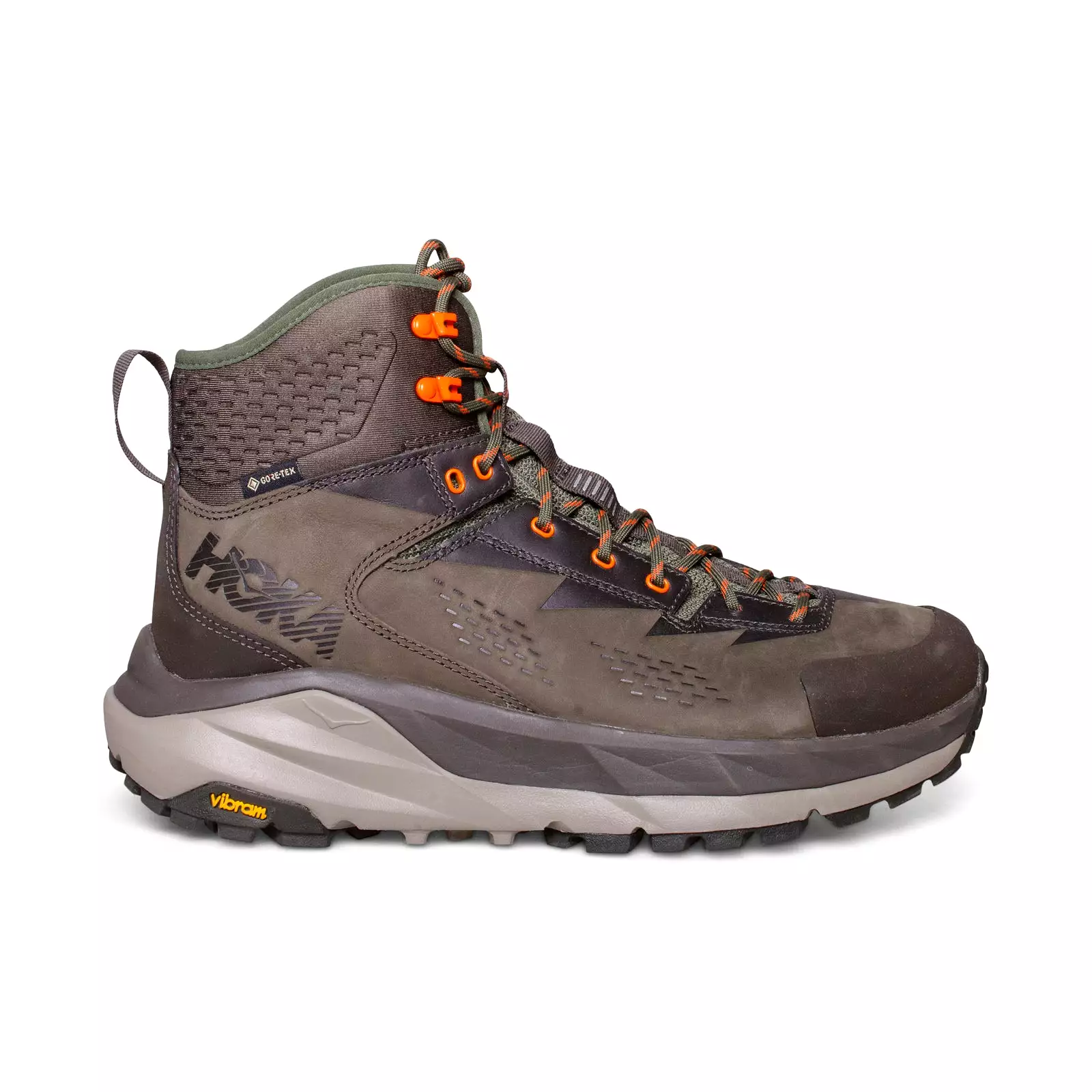 Hoka Kaha GTX Burnt Olive Grey Hiking Boots Men's