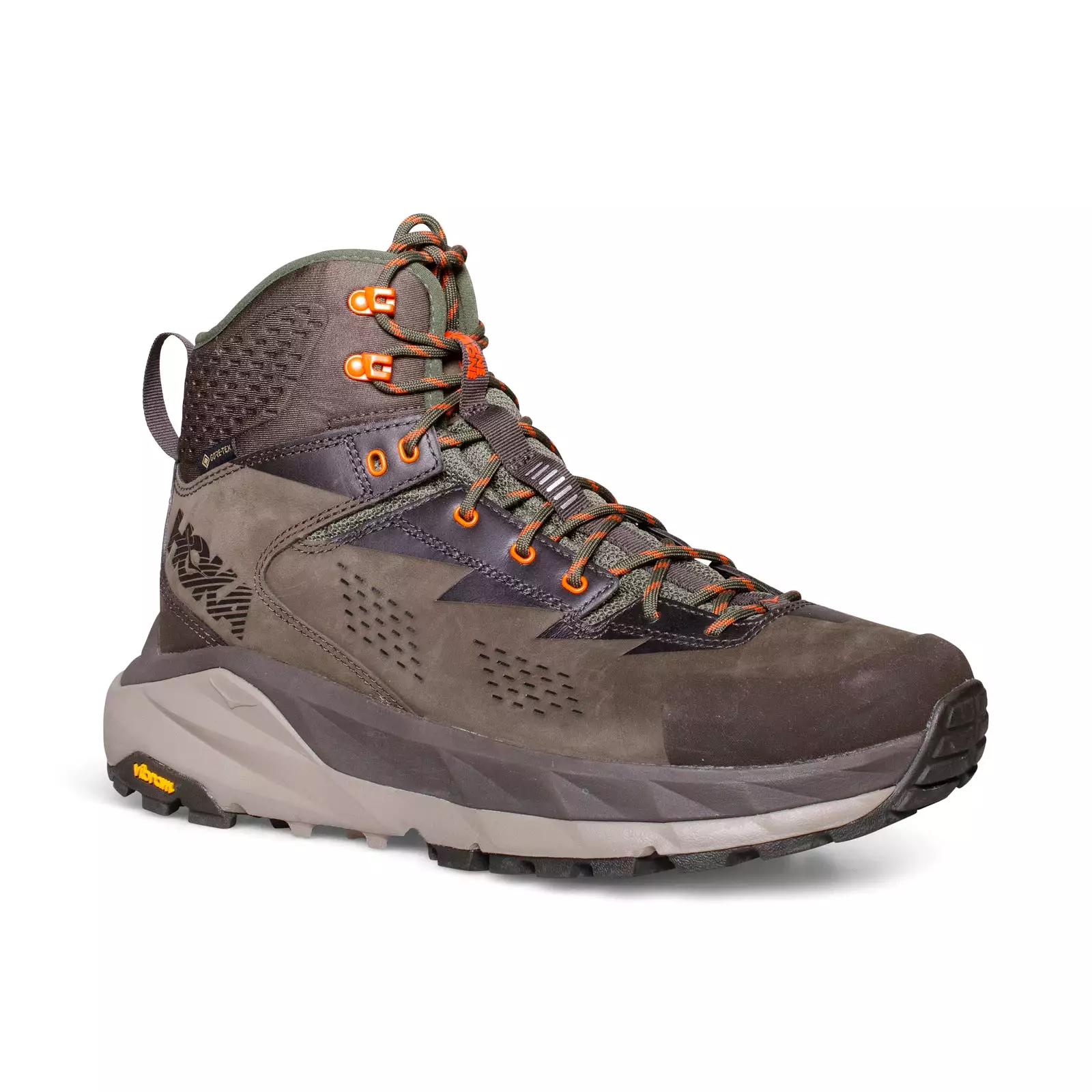 Hoka Kaha GTX Burnt Olive Grey Hiking Boots Men's