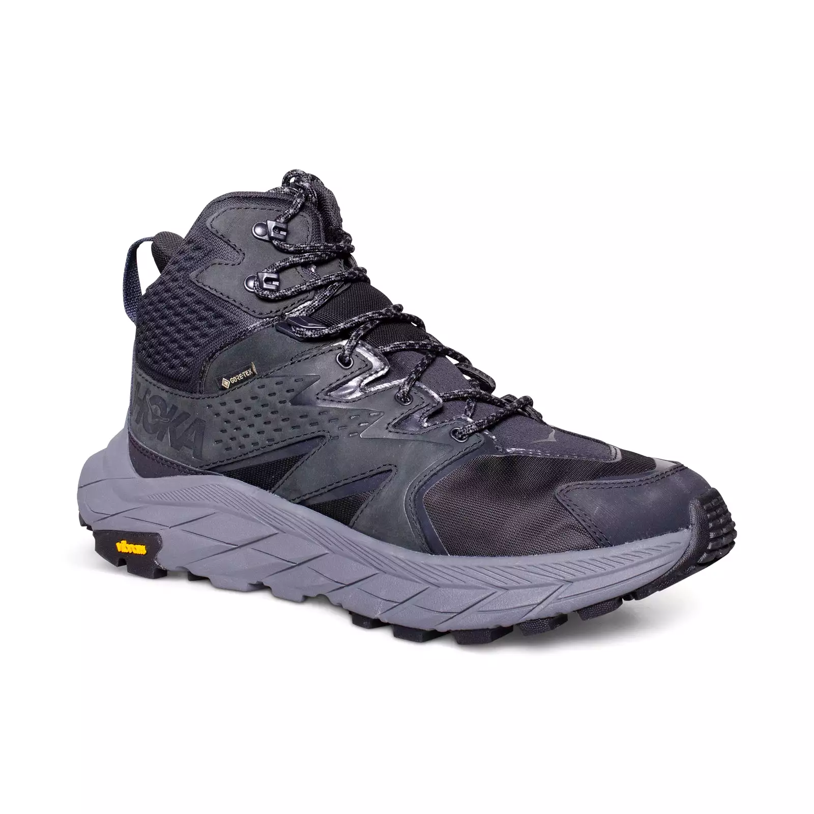 Hoka Women's Black Hiking Boots - Anacapa Mid GTX