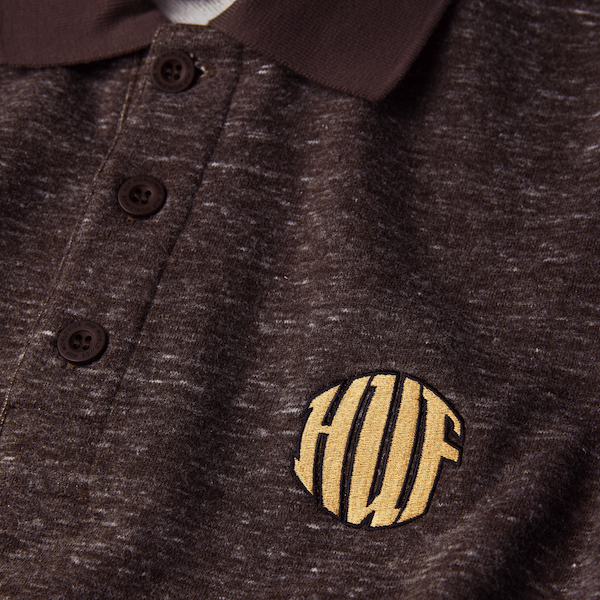 Huf Winston Coffee Polo Fleece