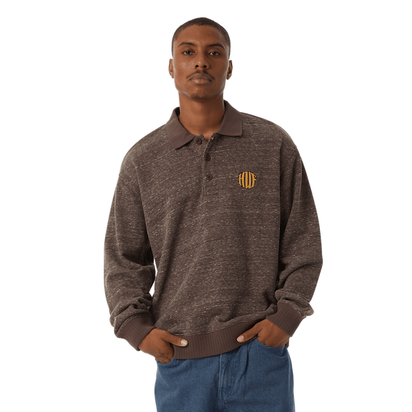 Huf Winston Coffee Polo Fleece