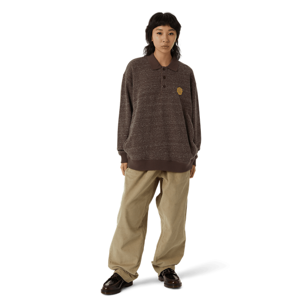 Huf Winston Coffee Polo Fleece