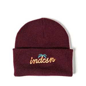 INDCSN - Palm Beanie Burgundy