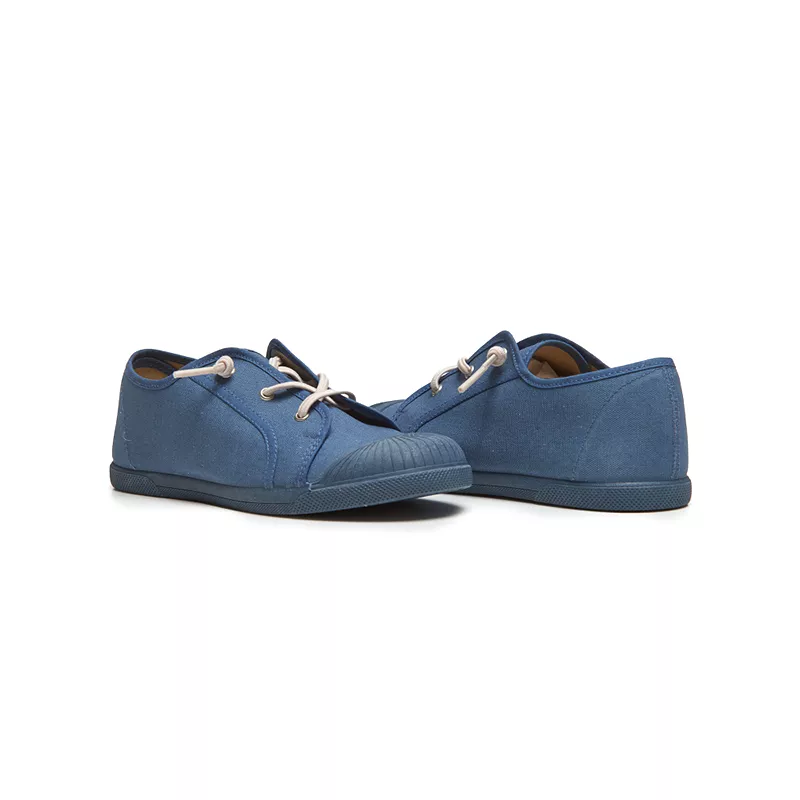 Indigo Canvas Sneaker - Sustainable and Environmentally Friendly