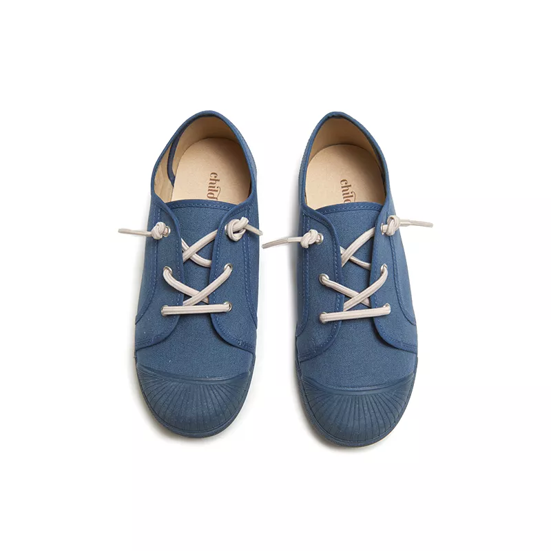 Indigo Canvas Sneaker - Sustainable and Environmentally Friendly