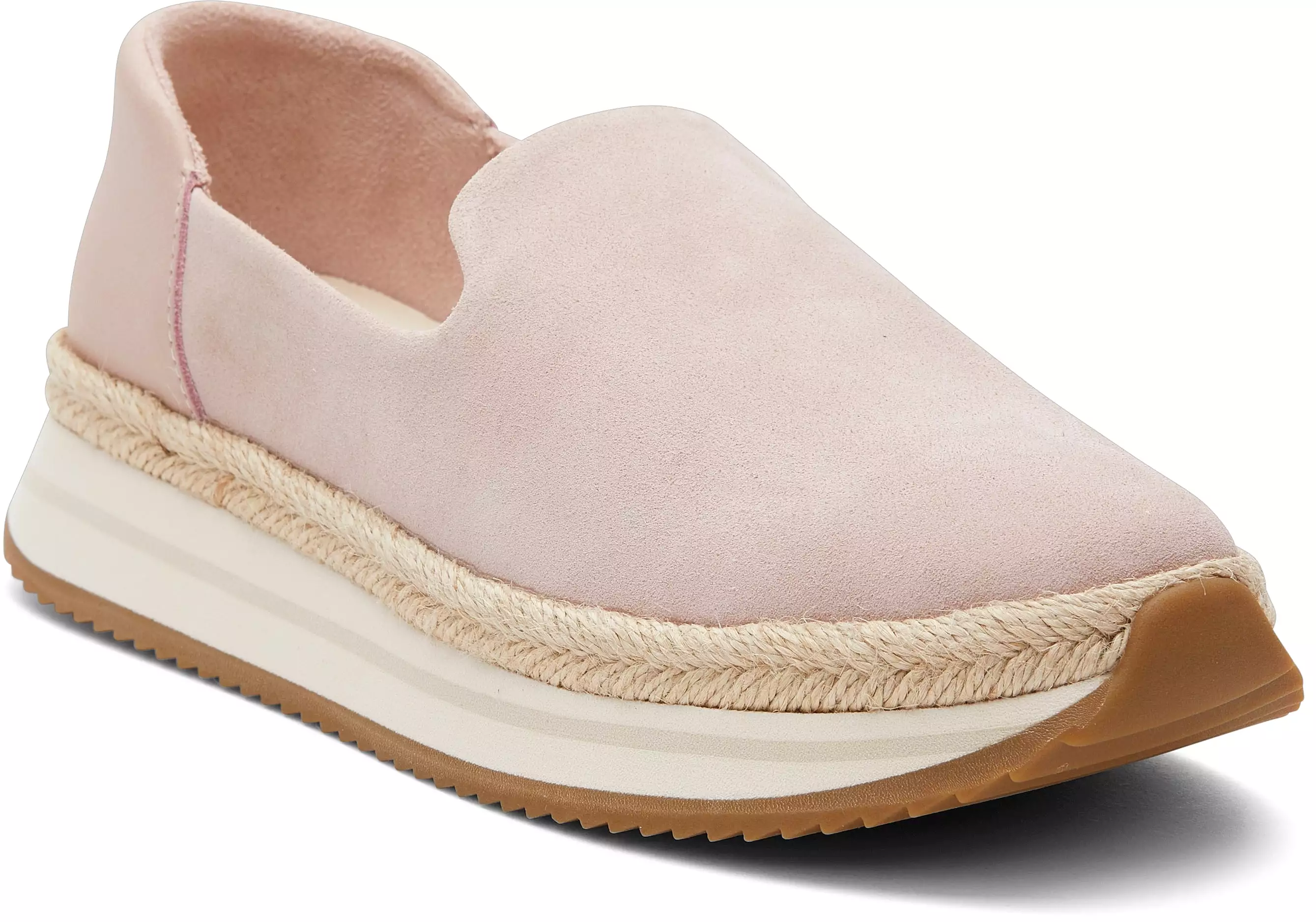 Jocelyn Ballet Pink Espadrille Sneaker in Suede/Leather