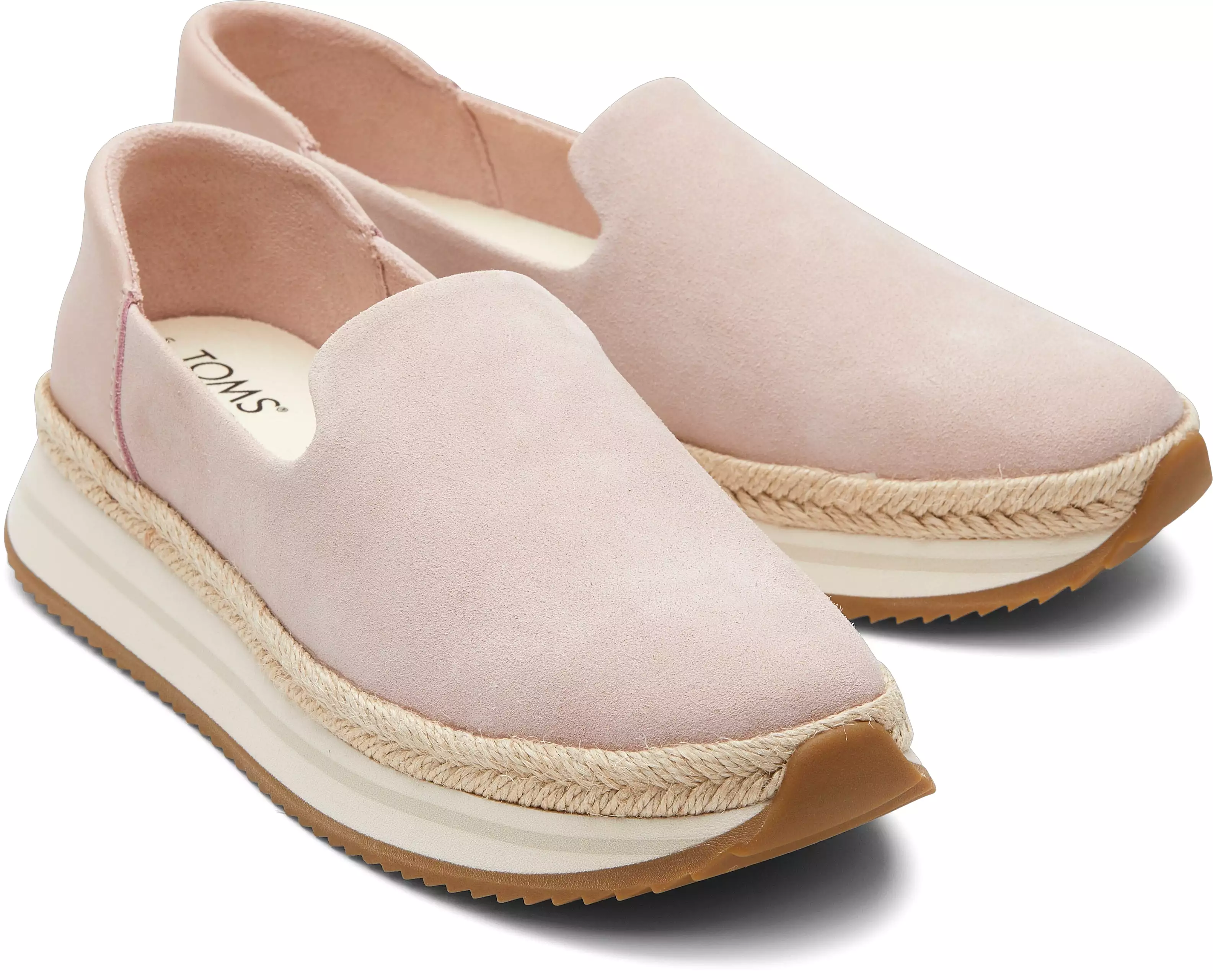 Jocelyn Ballet Pink Espadrille Sneaker in Suede/Leather