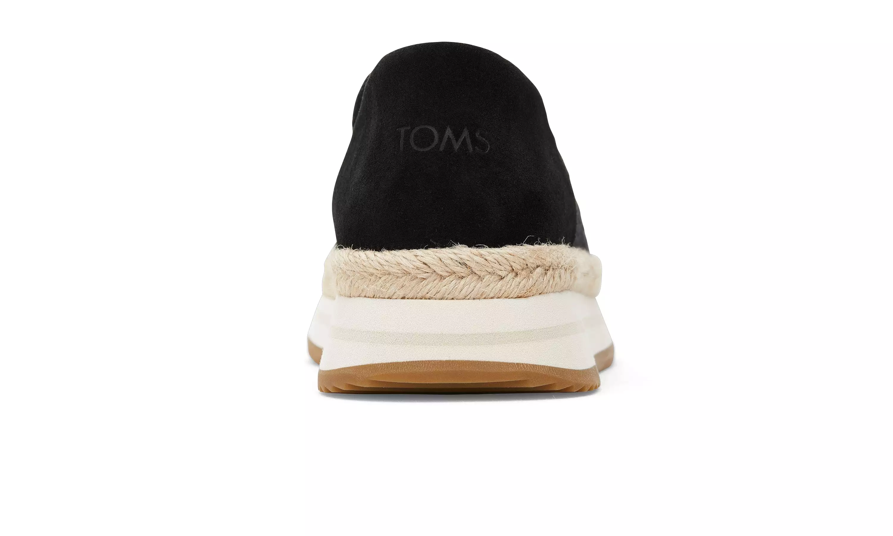 Jocelyn Black Slub/Suede Espadrille Sneaker