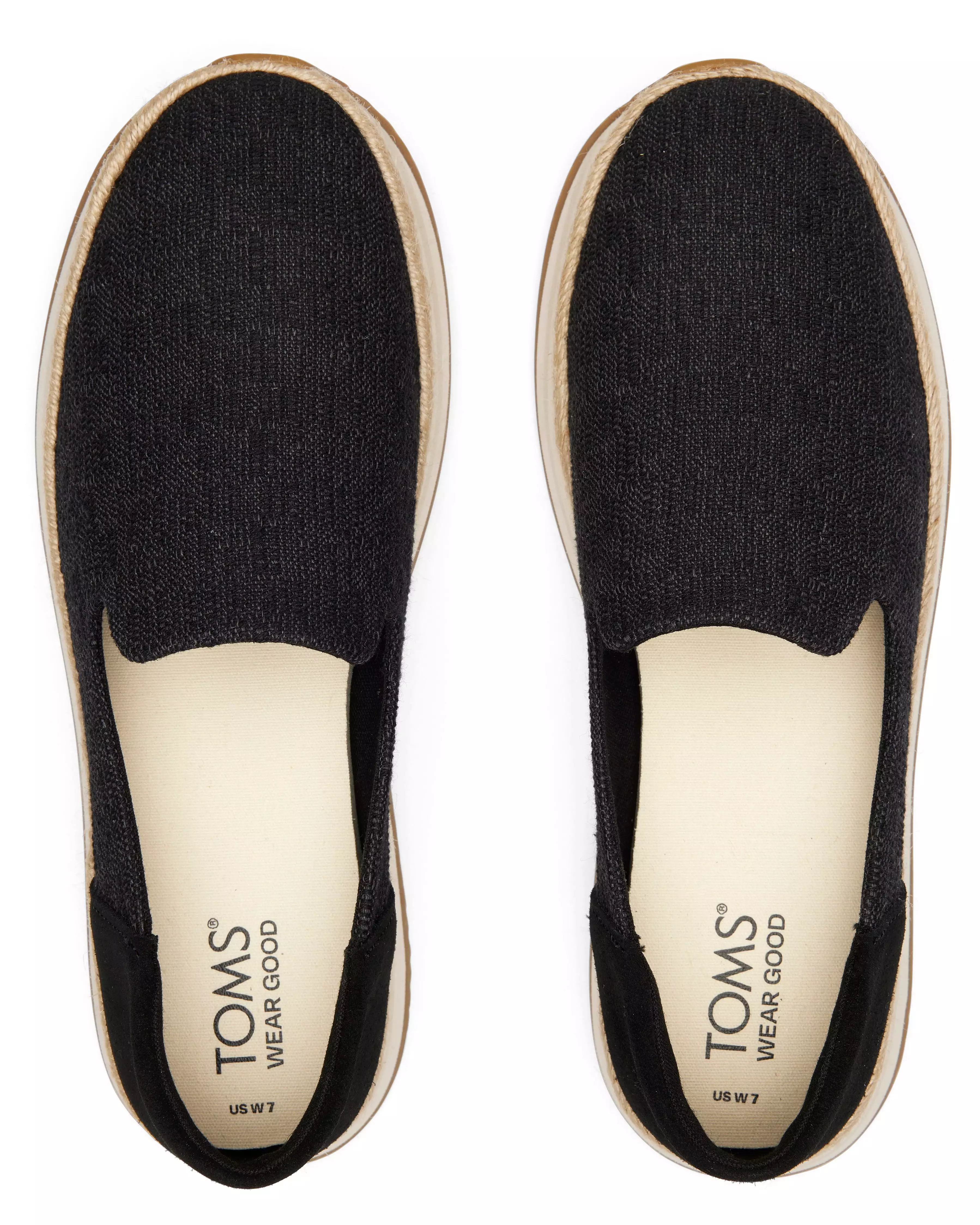 Jocelyn Black Slub/Suede Espadrille Sneaker