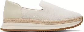 Jocelyn Fog Slub/Suede Espadrille Sneaker