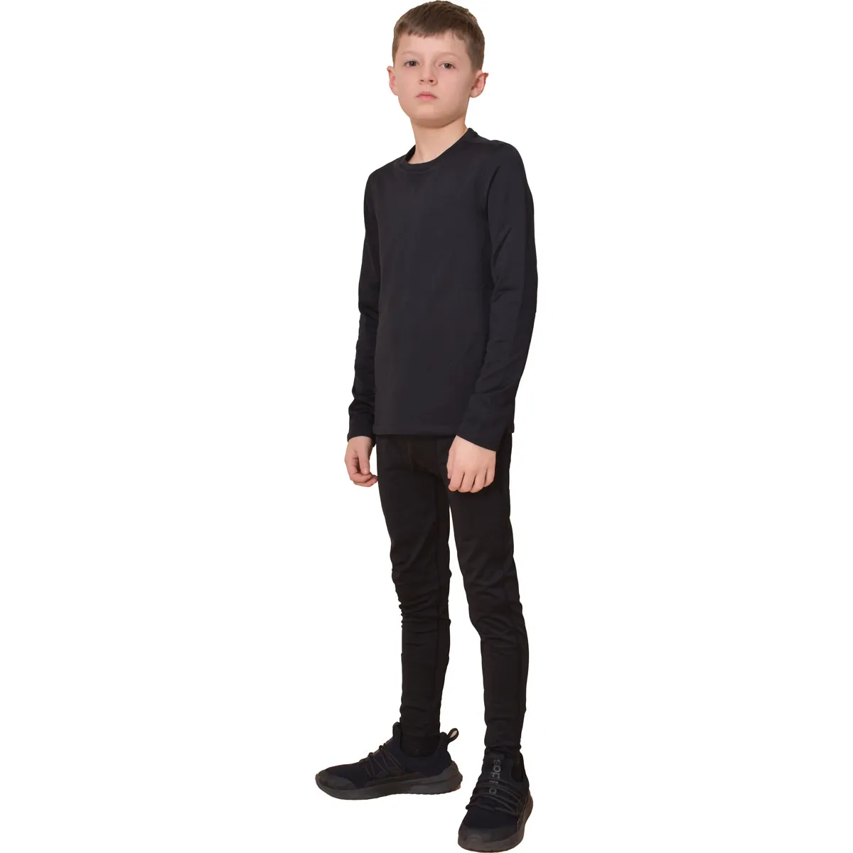 Jockey Boys' Coldgear Long Sleeve Mockneck - Youth Boys Mockneck Shirt - Winter Gear