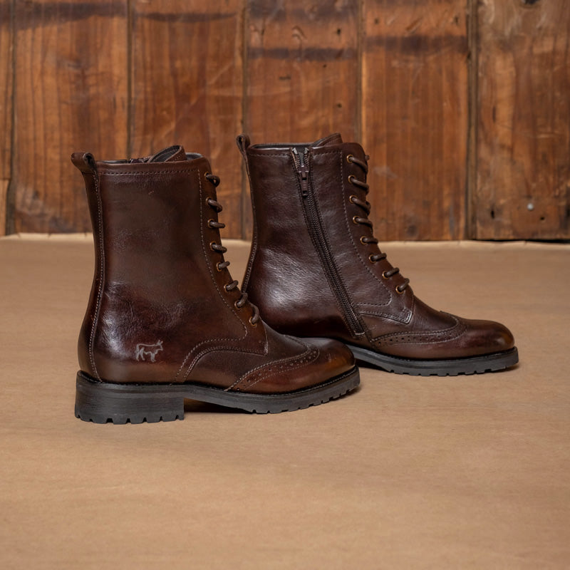 Kingsley Heath Ladies Wingtip Boot Chocolate - Results