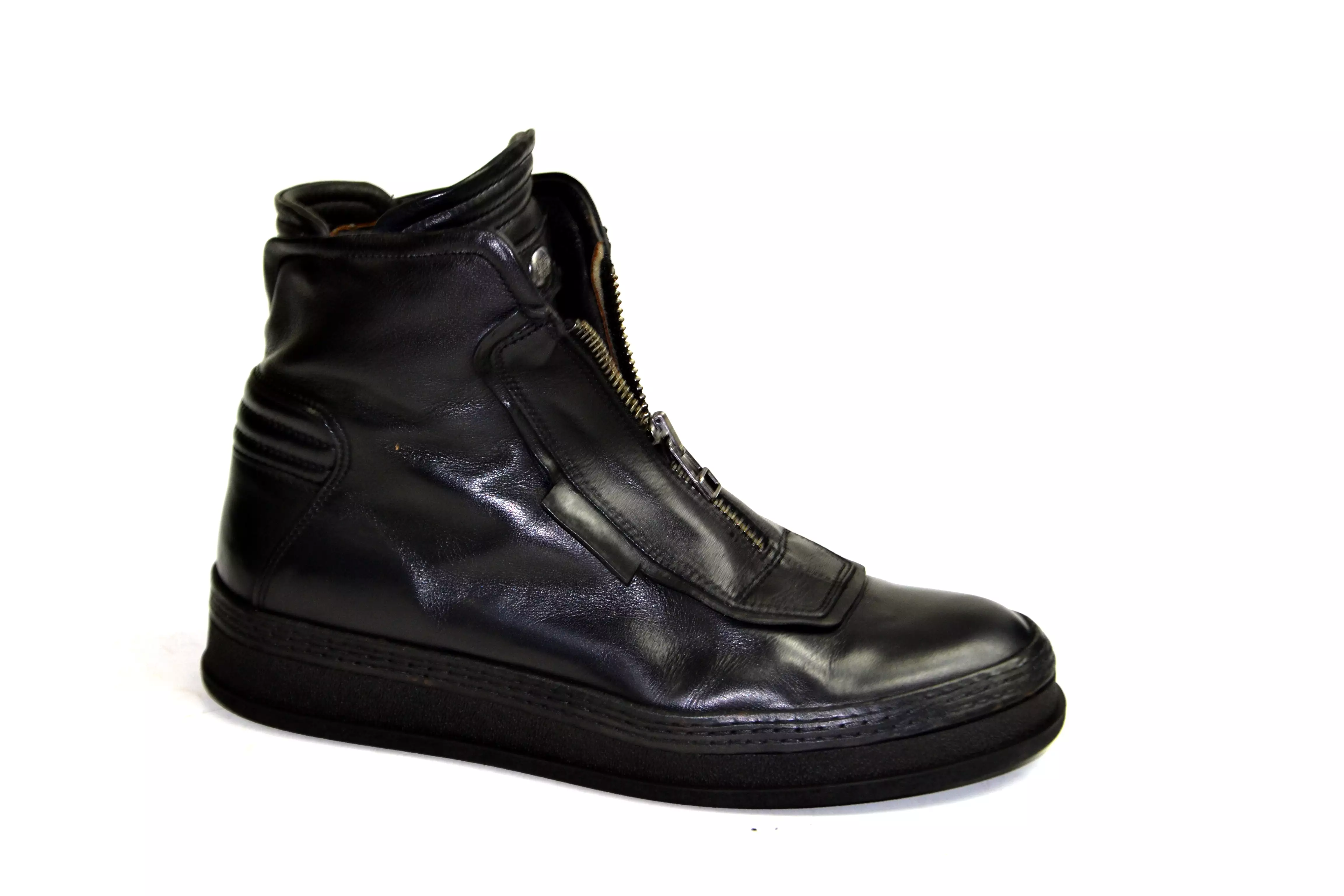 LARRY Men's Black Leather Sneaker - Best Price, Fast Shipping