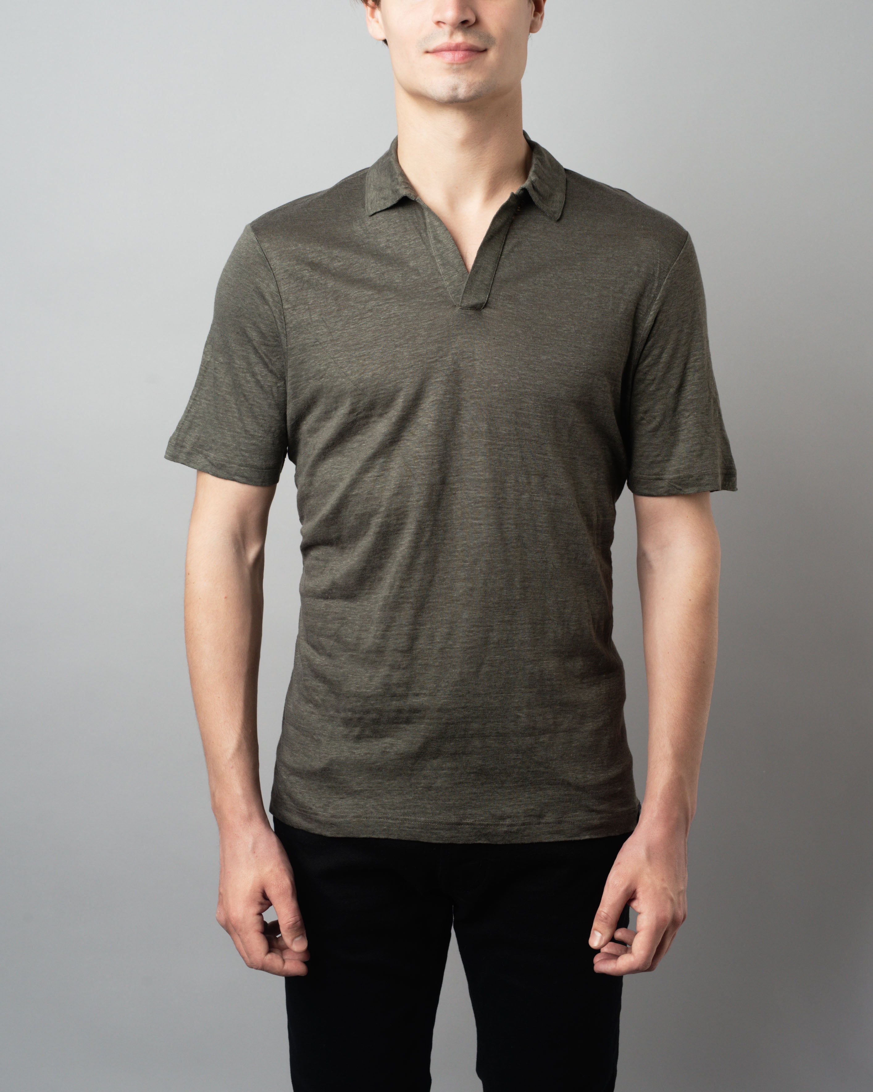 Linen Polo Shirt