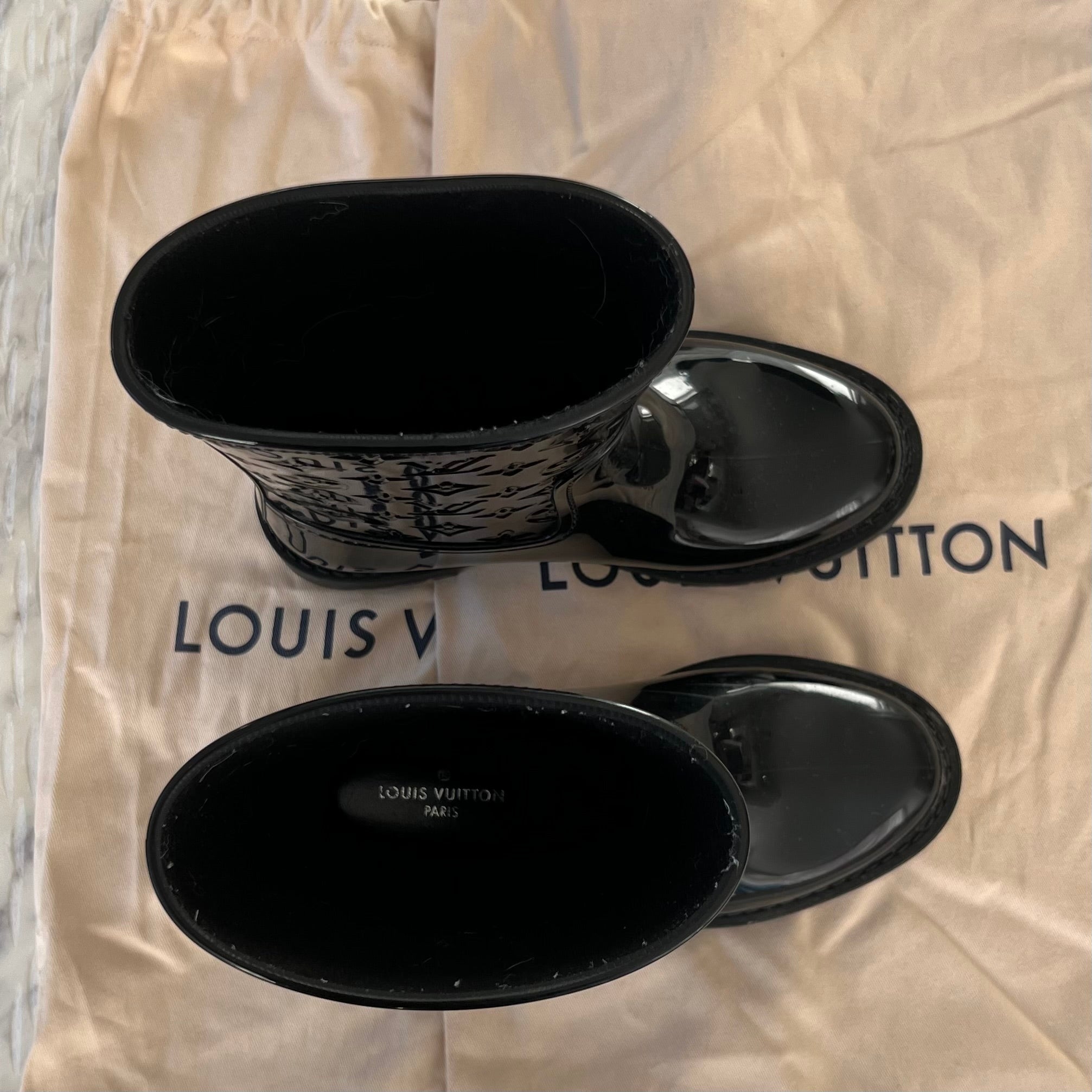 Louis Vuitton Monogram Waterproof Boots