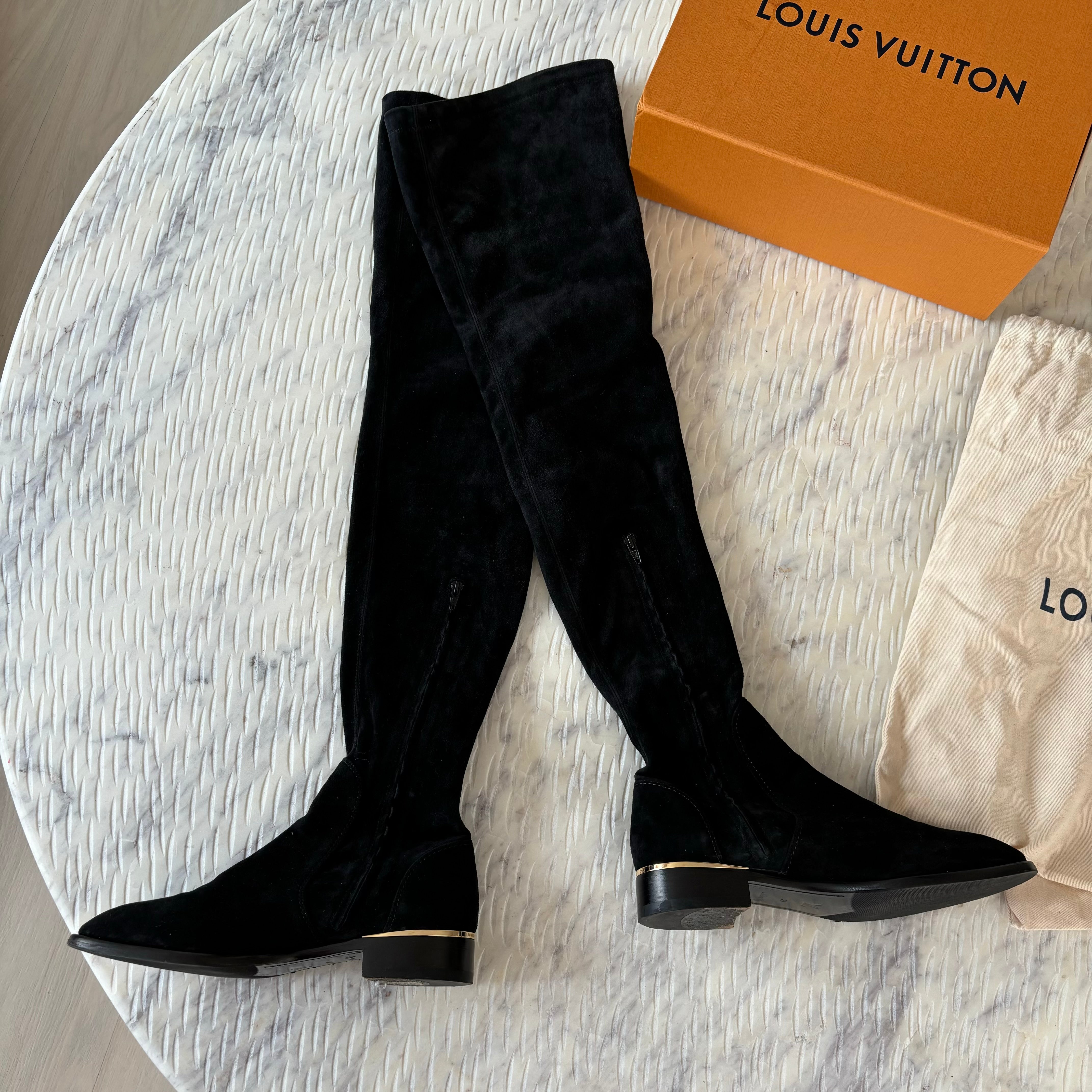 Louis Vuitton Thigh High Boots