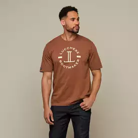 Lucchese Badge T-Shirt - Tobacco