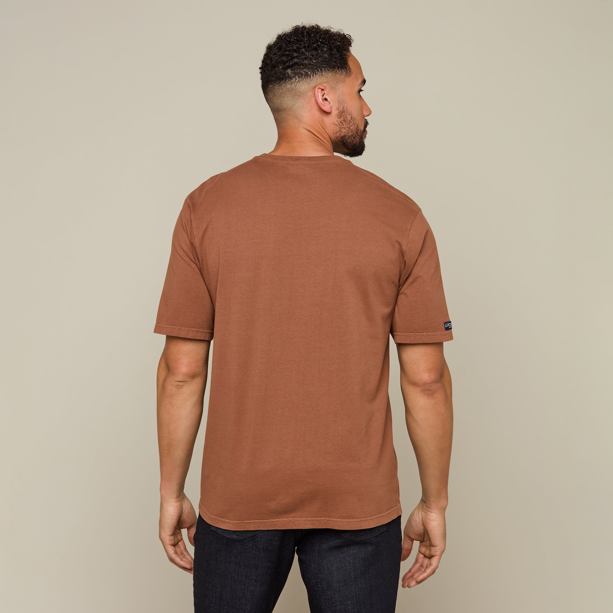 Lucchese Badge T-Shirt - Tobacco