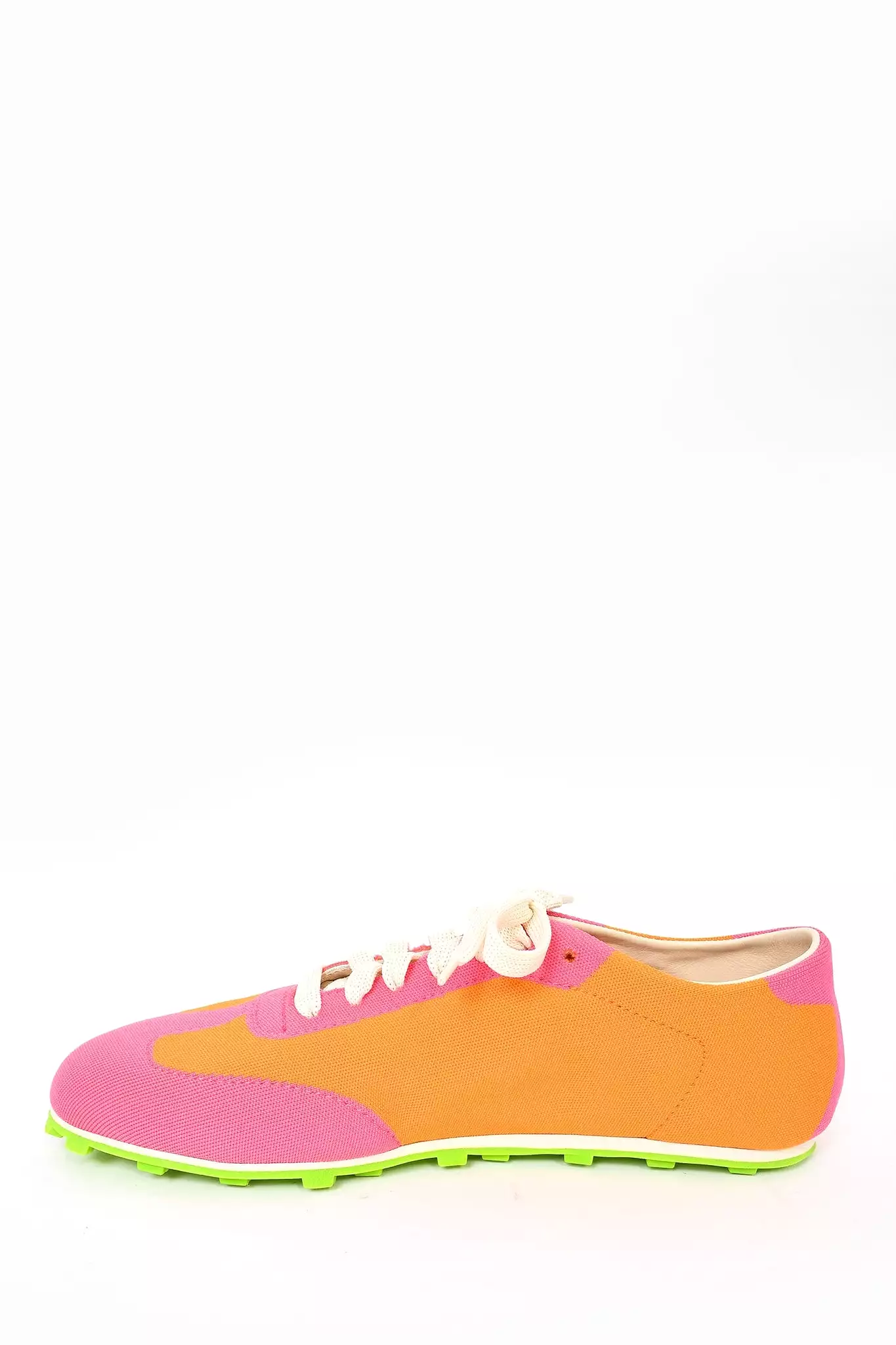 Marni Pink/Orange Canvas Low Top Sneaker - Size 41