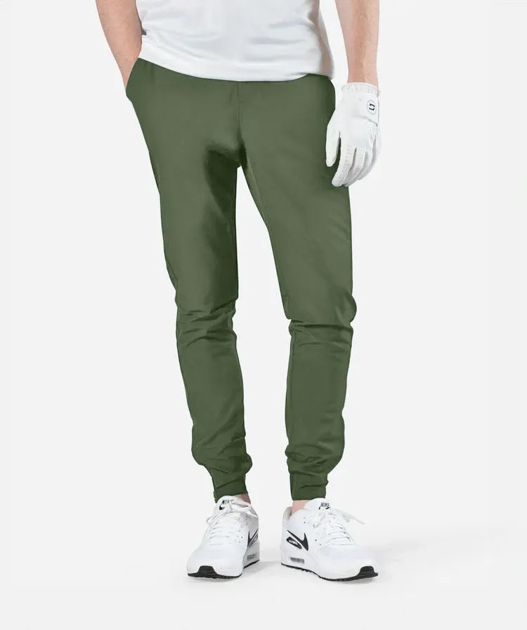 MEN'S KHAKI GOLF JOGGERS