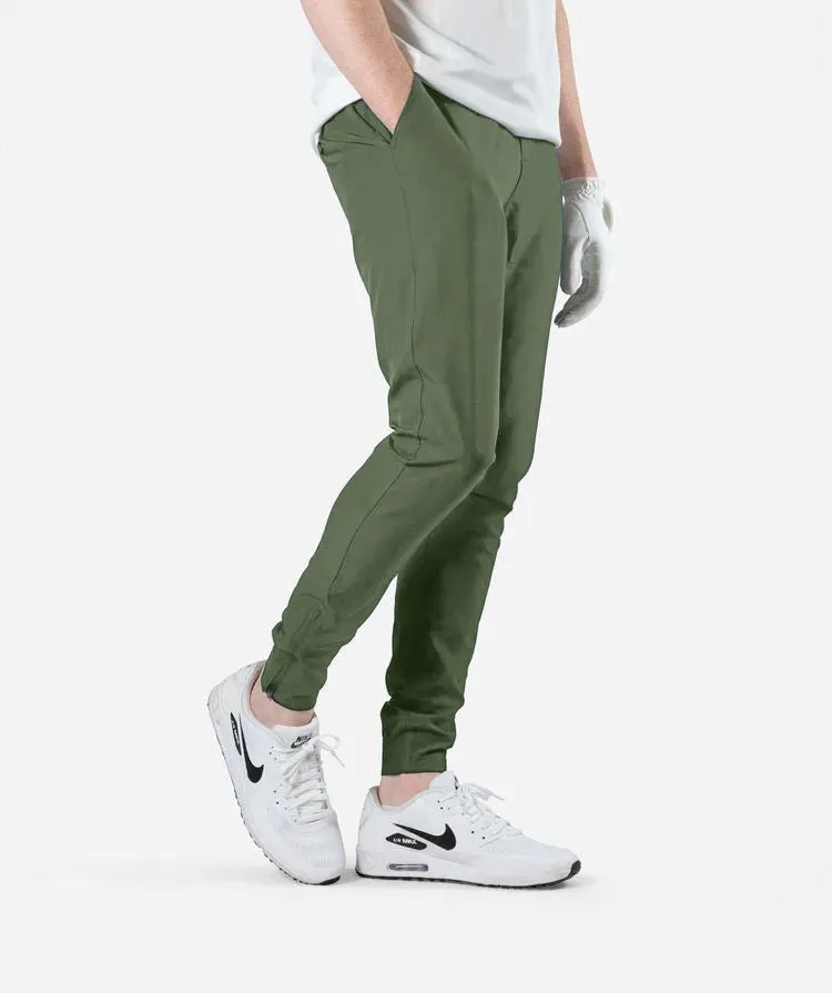 MEN'S KHAKI GOLF JOGGERS