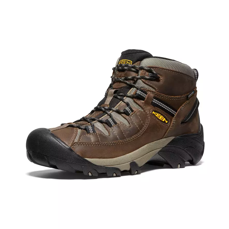 Men's Targhee II Mid Waterproof Hiking Boots - Shitake/Brindle | Top-rated outdoor footwear