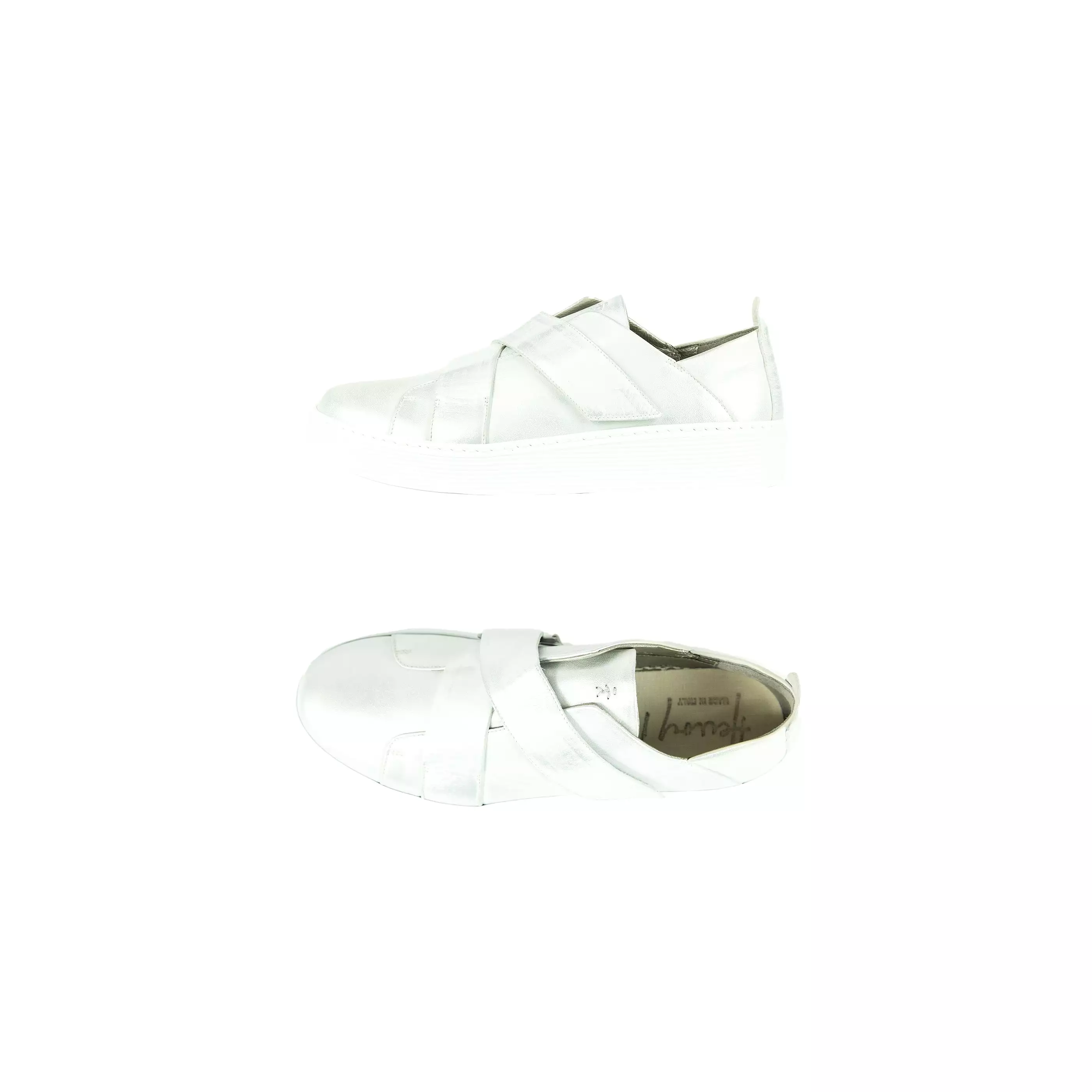 Metal Sport Sneaker Strappi Chalk White