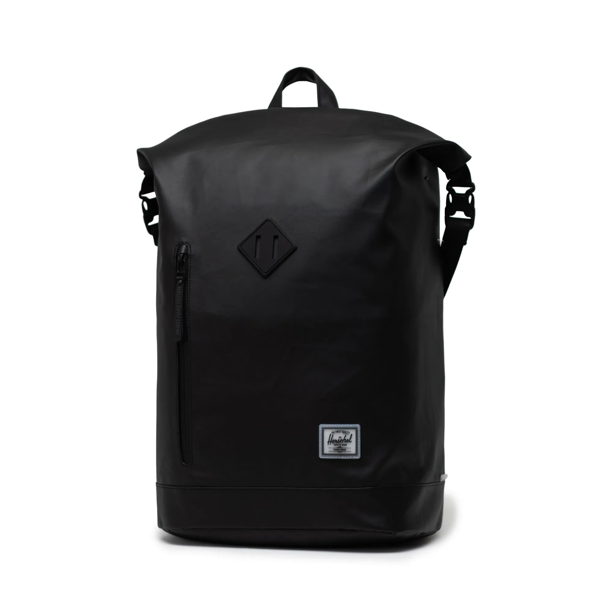 Mochila Herschel Roll Top Black - Weather Resistant