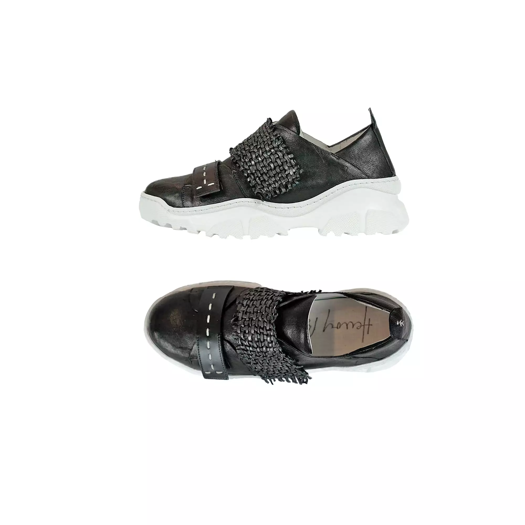 Mother of Pearl Woven Sneaker