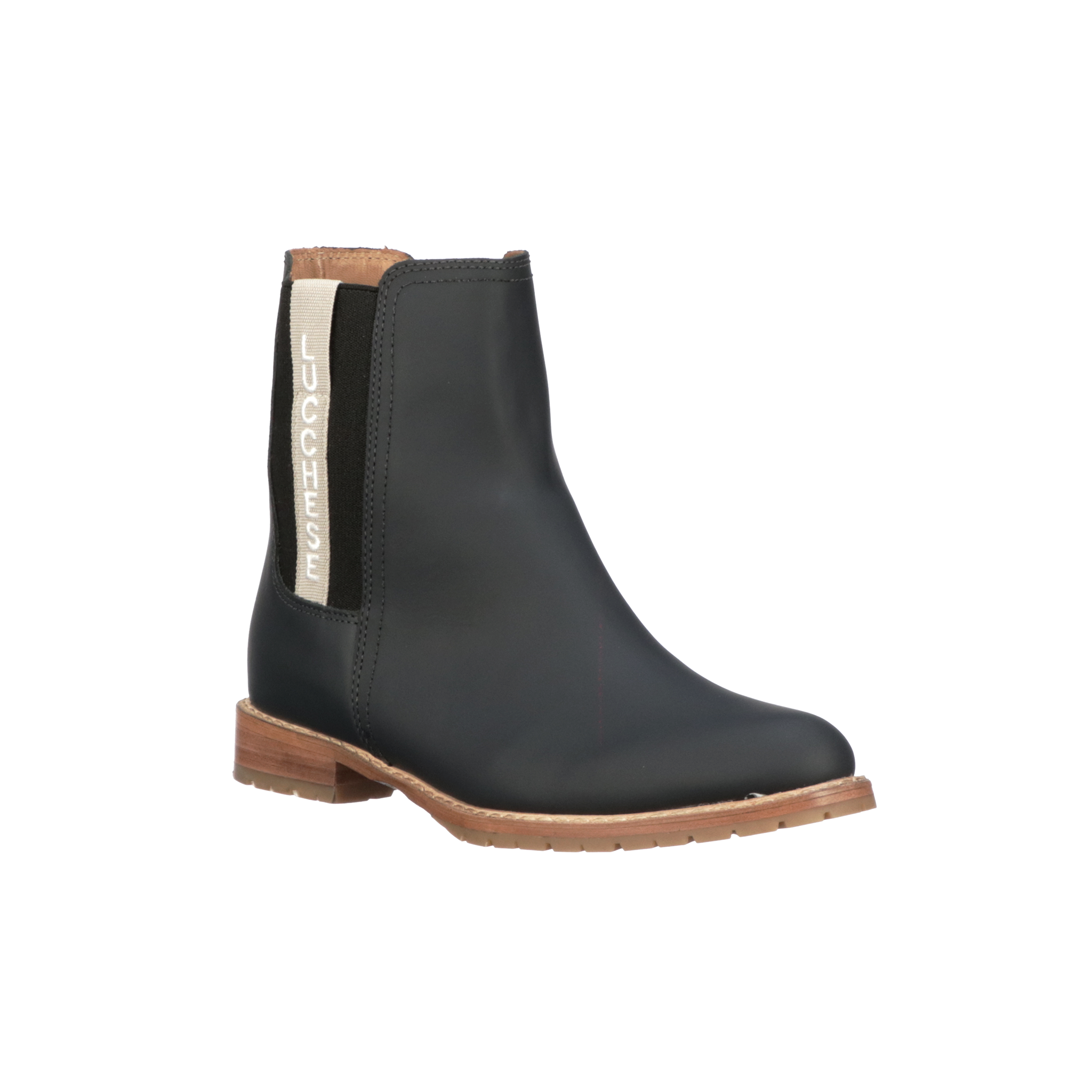 Navy and Black Ladies Garden Boot