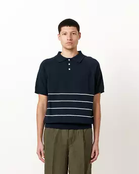 Navy blue polo shirt