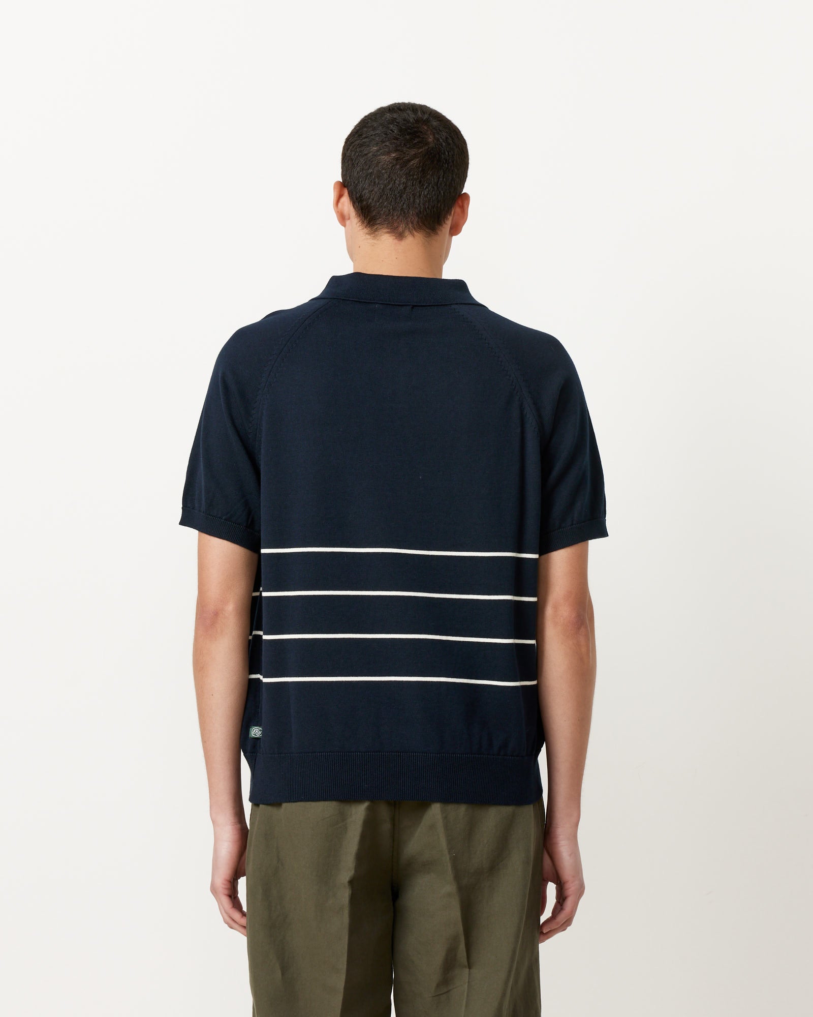 Navy blue polo shirt