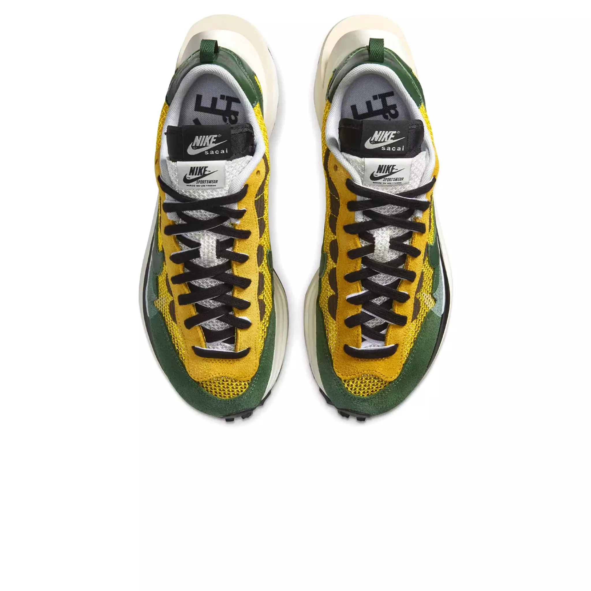 Nike Sacai Vaporwaffle Tour Yellow Stadium Green Sneaker