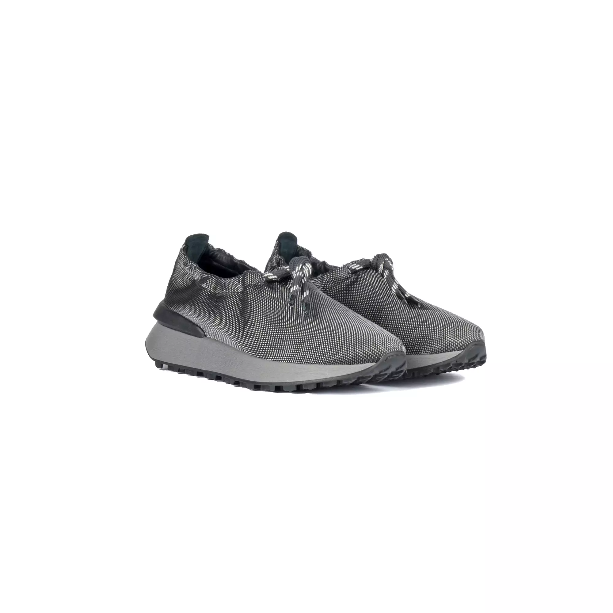 Nylon Grey Slip-on Sneaker