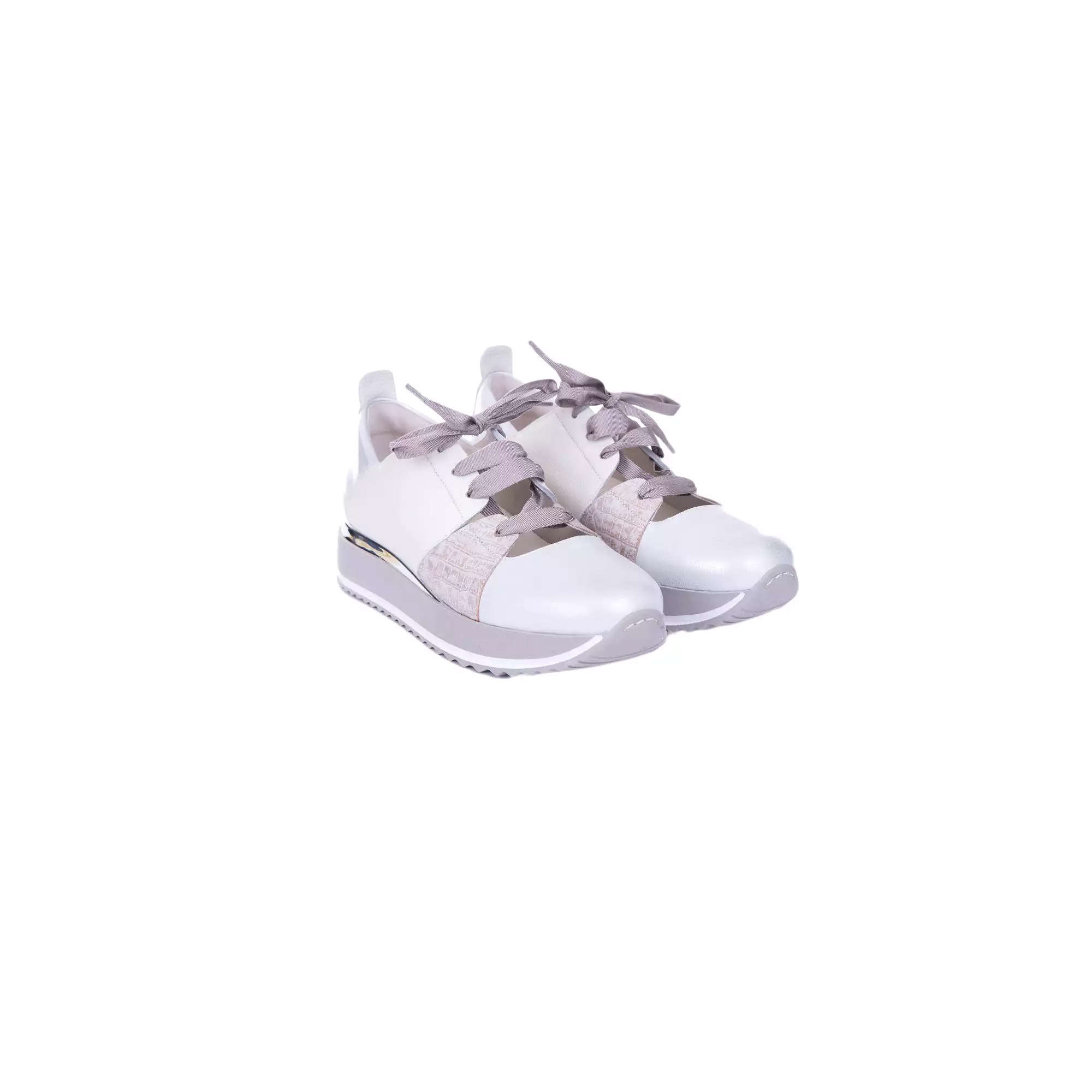 Open-Air Sneaker - Metal Sport - Cervo - Chalk White