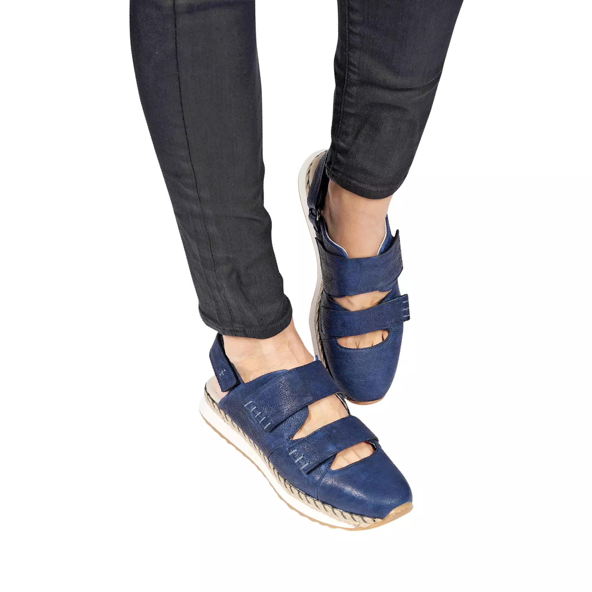 Open Back Sneaker - Vegetal Wash - Deep Blue