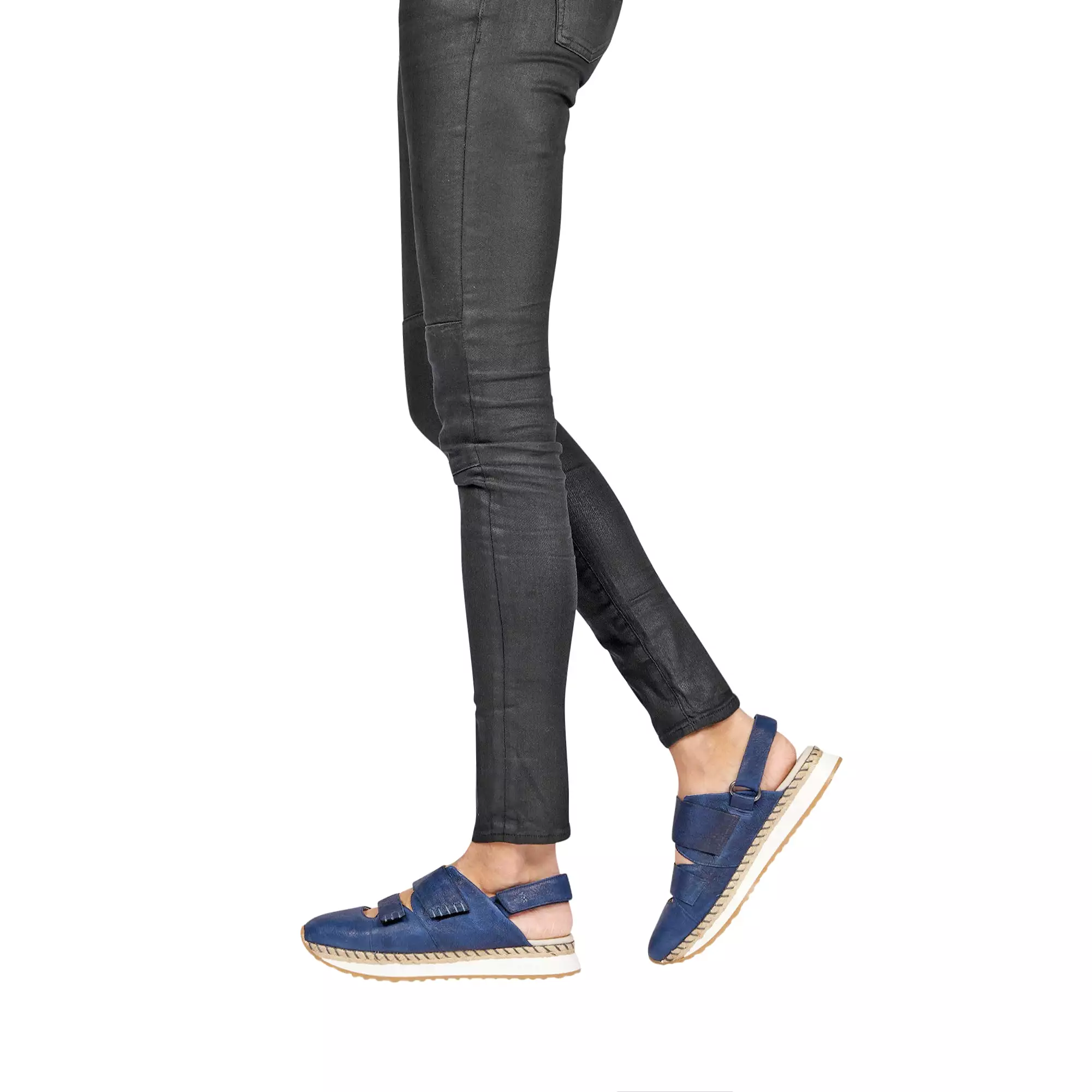 Open Back Sneaker - Vegetal Wash - Deep Blue