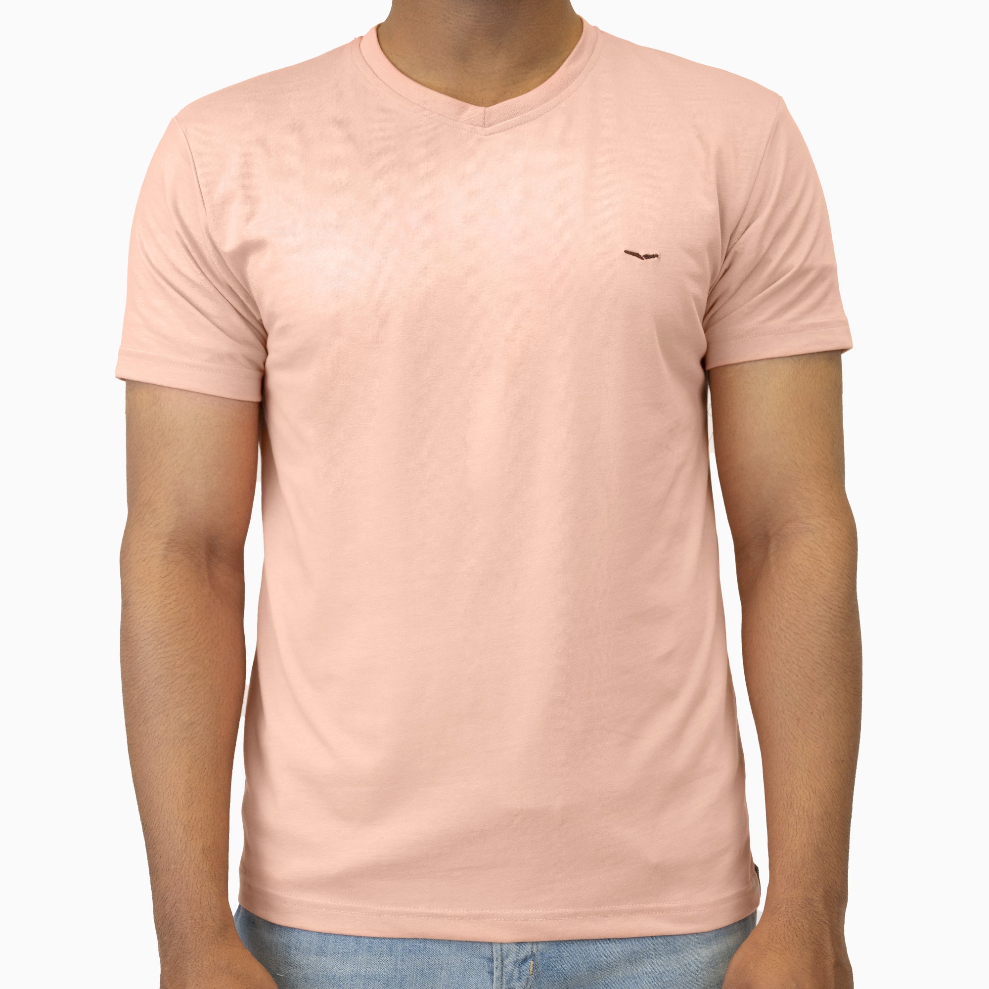 Pink V-Neck Shirt